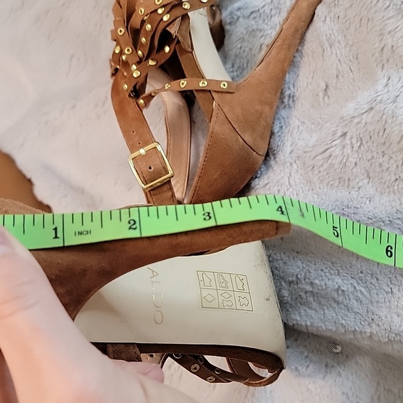 ALDO Fringe Strappy Heels - Picture 7 of 7